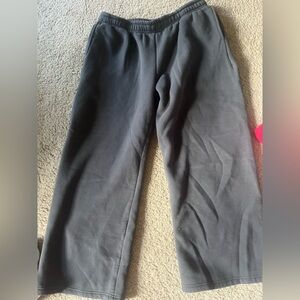 Edikted Gray Straight Leg Pants